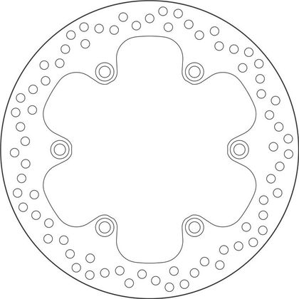 SBS 5055 Round brake disc