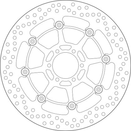 SBS 5062 Round brake disc