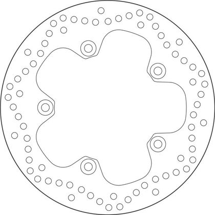 SBS 5068 Round brake disc