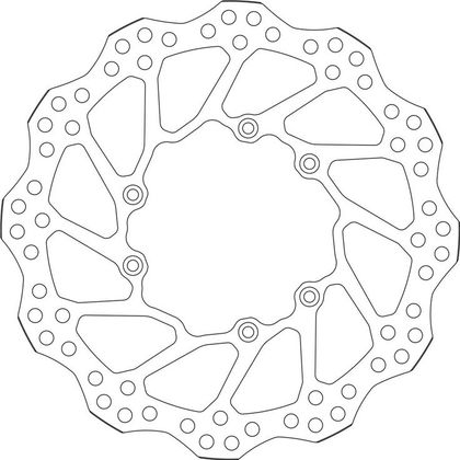 SBS 5072 Wave brake disc