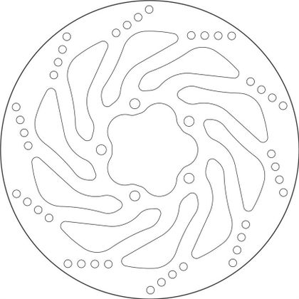 SBS 5073 Round brake disc