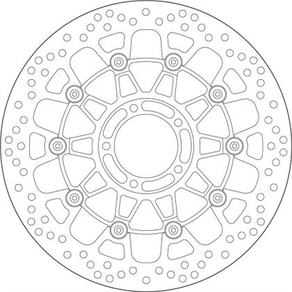 SBS 5077 Round brake disc