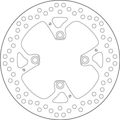 SBS 5078 Round brake disc