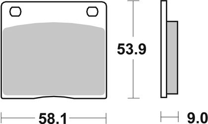SBS 512H HF Brake pads