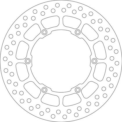 SBS 5123 Round brake disc