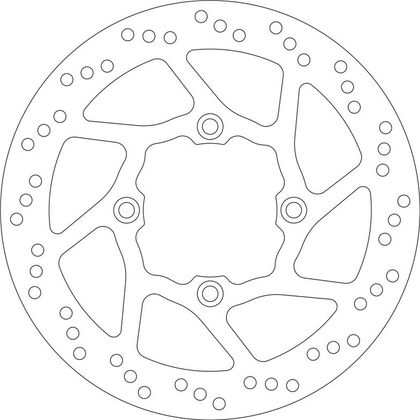SBS 5129 Round brake disc