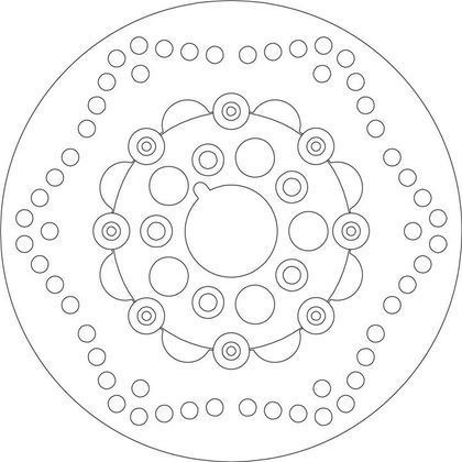 SBS 5148 Round brake disc