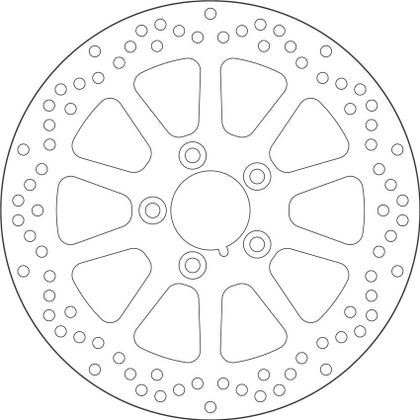 SBS 5150 Round brake disc