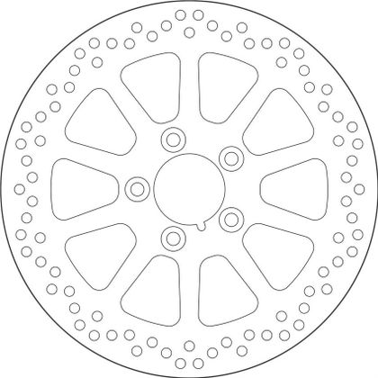 SBS 5154 Round brake disc