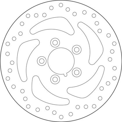 SBS 5158 Round brake disc