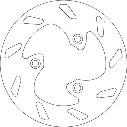 SBS 5163 Round brake disc