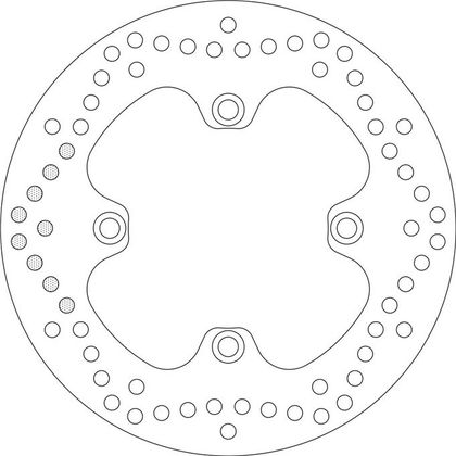 SBS 5167 Round brake disc
