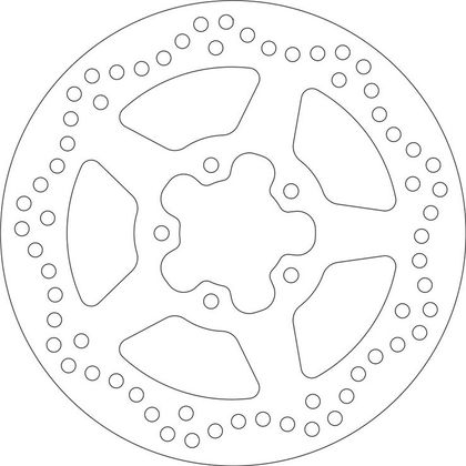 SBS 5169 Round brake disc
