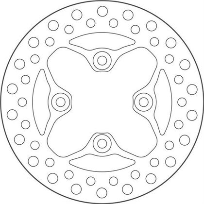 SBS 5172 Round brake disc