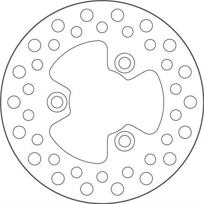 SBS 5176 Round brake disc