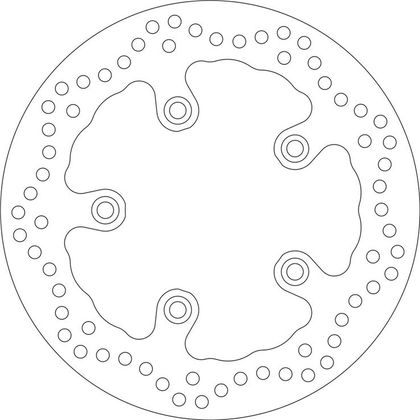 SBS 5180 Round brake disc
