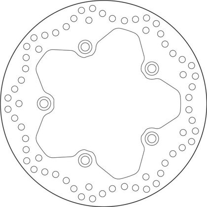 SBS 5183 Round brake disc