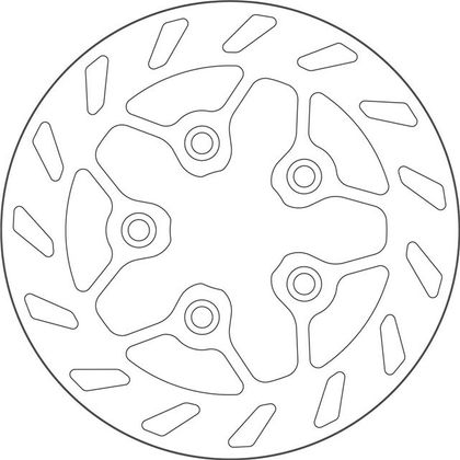SBS 5185 Round brake disc