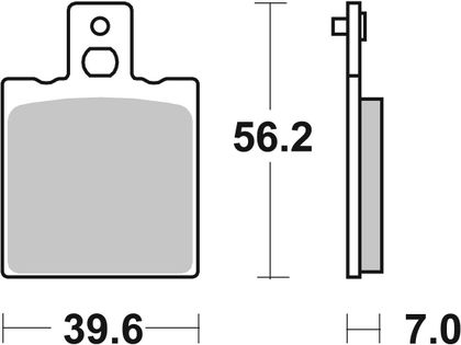 SBS 519RQ Brake pads