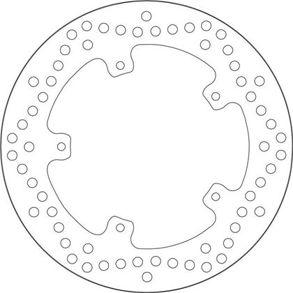 SBS 5192 Round brake disc