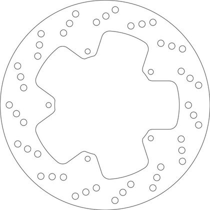 SBS 5196 Round brake disc