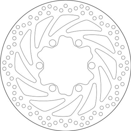 SBS 5198 Round brake disc
