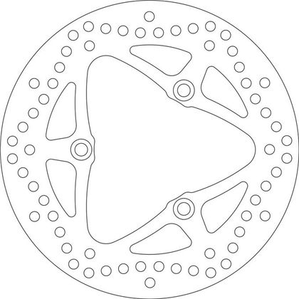 SBS 5200 Round brake disc