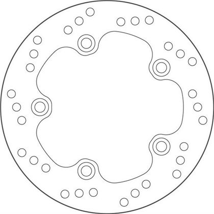 SBS 5227 Round brake disc