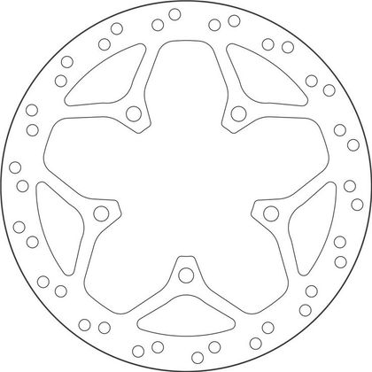 SBS 5236 Round brake disc