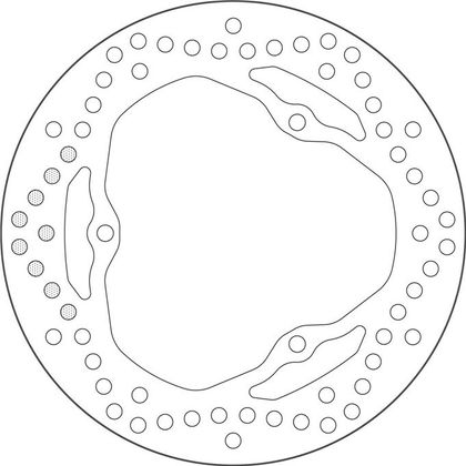 SBS 5240 Round brake disc