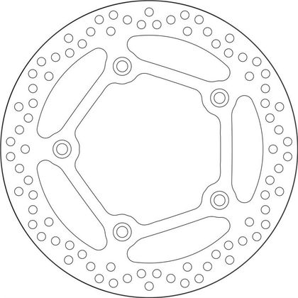 SBS 5242 Round brake disc