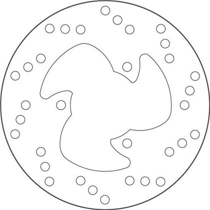 SBS 5243 Round brake disc