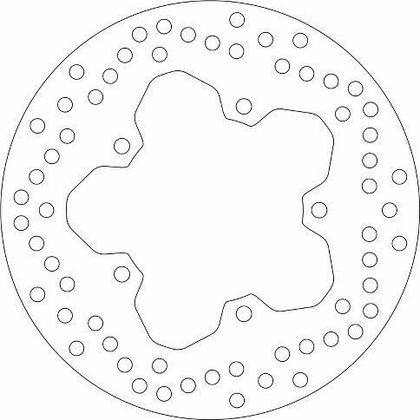 SBS 5249 Round brake disc