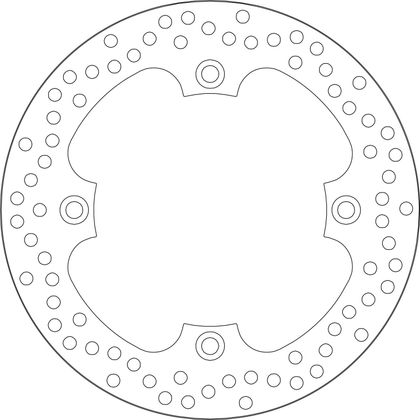 SBS 5253 Round brake disc
