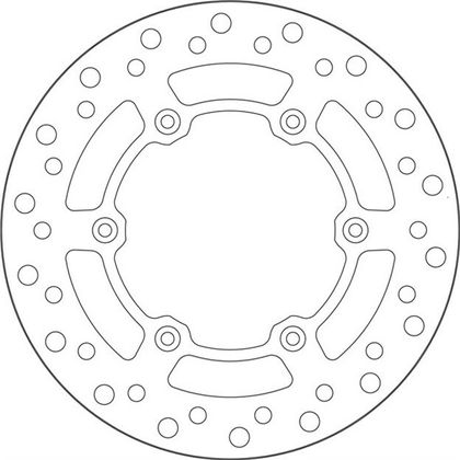 SBS 5255 Round brake disc
