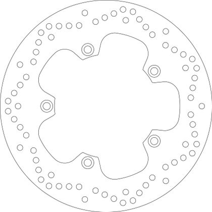 SBS 5258 Round brake disc