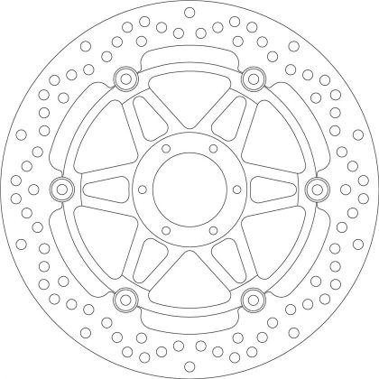 SBS 5266 Round brake disc