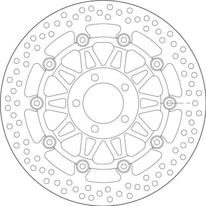 SBS 5267 Round brake disc