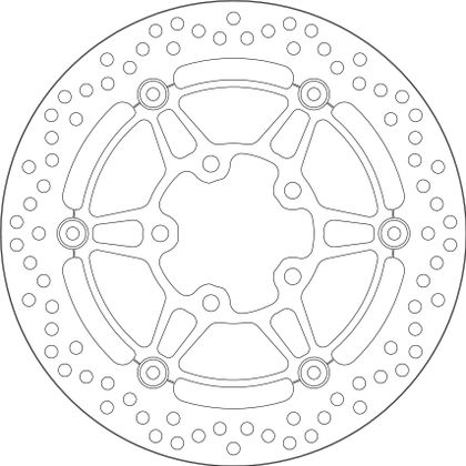 SBS 5274 Round brake disc
