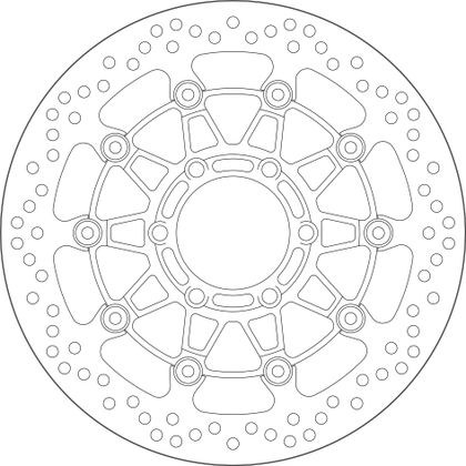 SBS 5277 Round brake disc