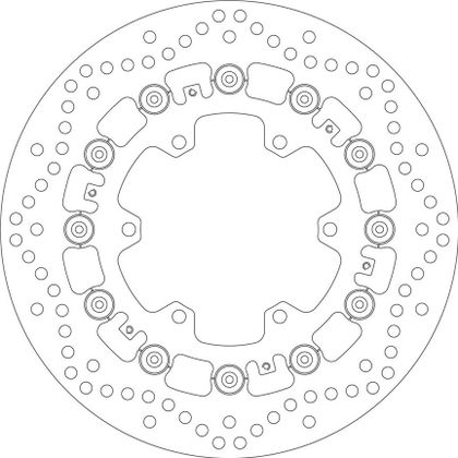 SBS 5278 Round brake disc