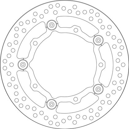 SBS 5280 Round brake disc