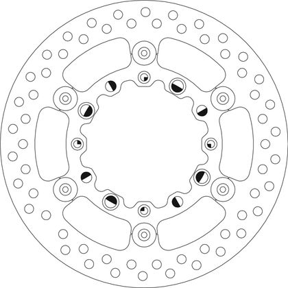SBS 5292 Round brake disc