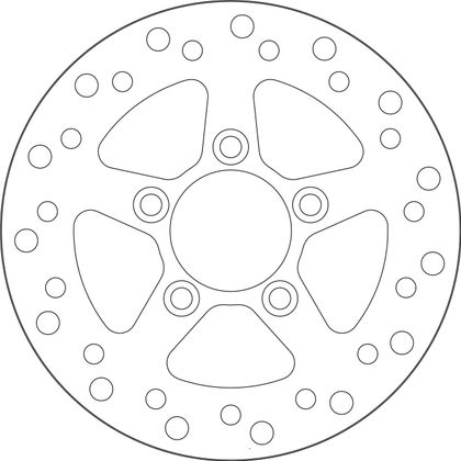 SBS 5302 Round brake disc