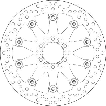 SBS 5307 Round brake disc