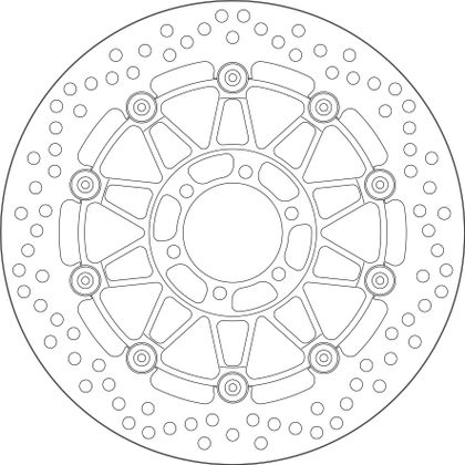 SBS 5308 Round brake disc