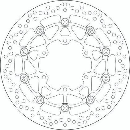 SBS 5316A Round brake disc