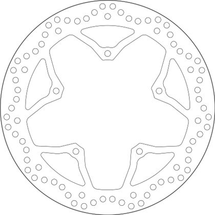 SBS 5322 Round brake disc