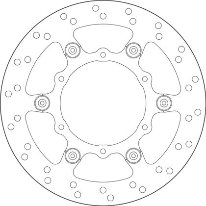 SBS 5325 Round brake disc