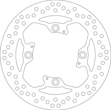 SBS 5327 Round brake disc